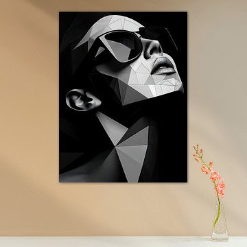 Portrait abstrait moderne sur SPEQ ART