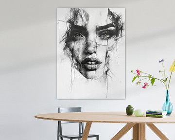 Modern Abstract Portret van SPEQ ART