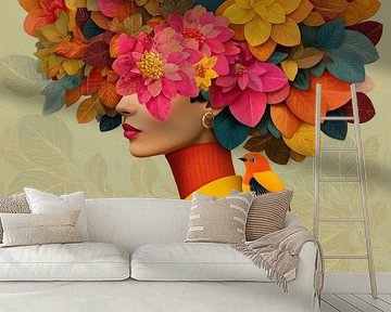 Floral queen by Mirjam Duizendstra