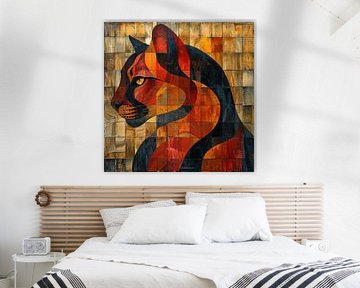 Kat | Kat Gezicht van Modern Collection