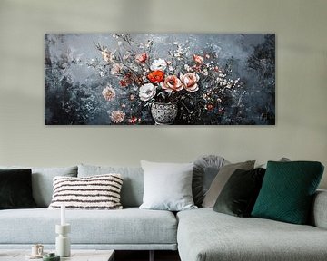 Schilderij bloemen van ARTEO Schilderijen
