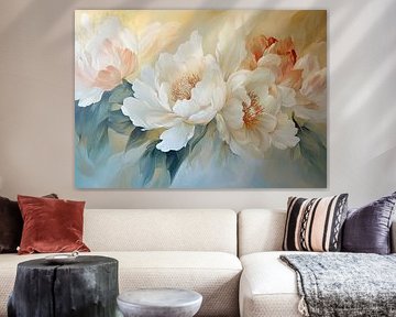 Pioenrozen | Pioenen in Pastel en Goud