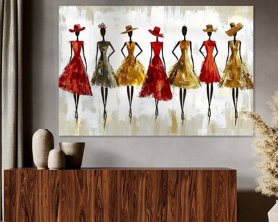 Example of the artwork in a room