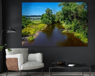Idyllic natural landscape on the Altmühl river by ManfredFotos