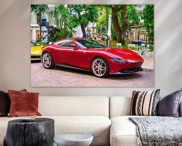 Ferrari Roma grand touring car in Monaco by Sjoerd van der Wal Photography