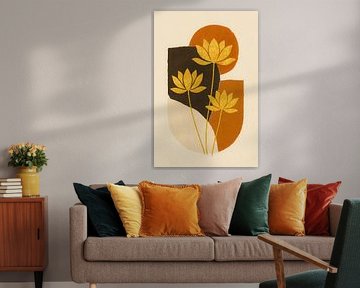 Boho Japandi Lotusbloemen