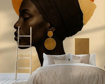 Boho Afrikanische Frau