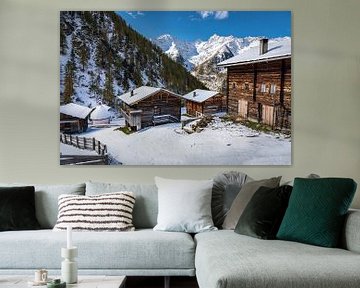 Oberstalleralm in het Arntal, Innervillgraten, Villgratental van Christian Müringer