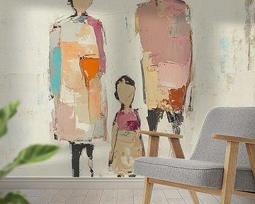Family with Colourful Details by Art Whims