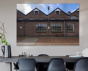 Pointed roofs of the Wagenwerkplaats in pictures