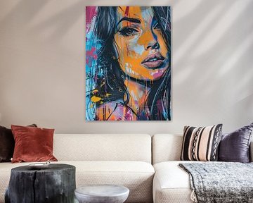 Modern Abstract Portret van SPEQ ART