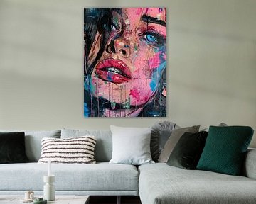 Modern Abstract Portret van SPEQ ART