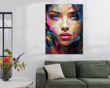 Modern Abstract Portret van SPEQ ART