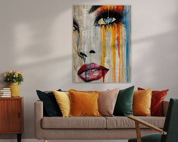 Modern Abstract Portret van SPEQ ART