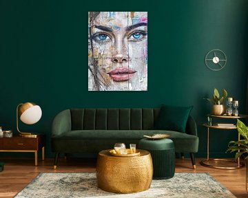 Modern Abstract Portret van SPEQ ART