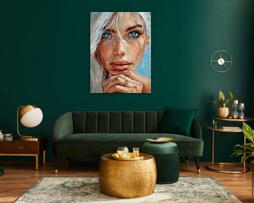 Modern Abstract Portret van SPEQ ART