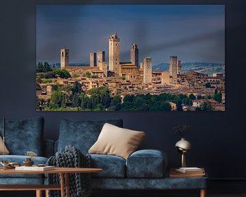 Vue de San Gimignano 4, Italie sur Adelheid Smitt