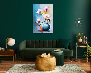 Magnolienblüten von Ljupka Kareska