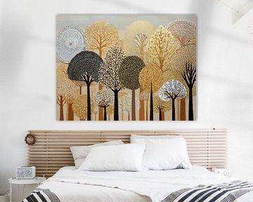 Gouden Bomen | Sprouting Nature Wonders van I ❤ Bloemen