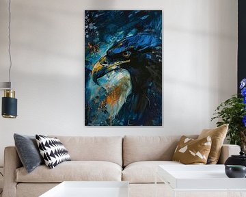 Adelaar van Abstract Schilderij