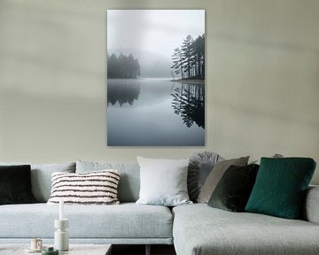 Reflet d'un lac nordique sur Media Jeka