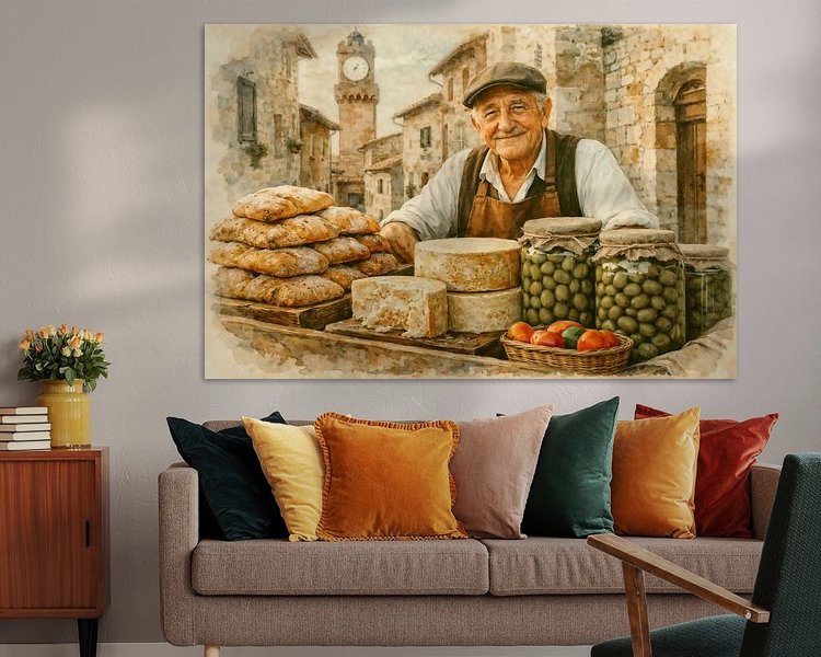 Example of the artwork in a room