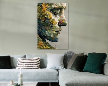Fantasie Porträt Frau in der Natur