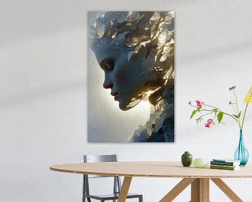 Fantasie Porträt Frau in der Natur