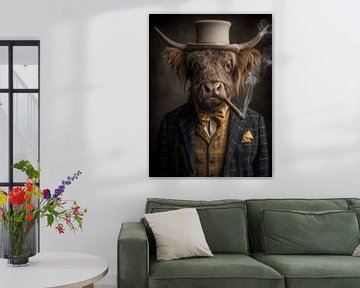 Hoge hoeddrager - Schotse elegantie van MArt