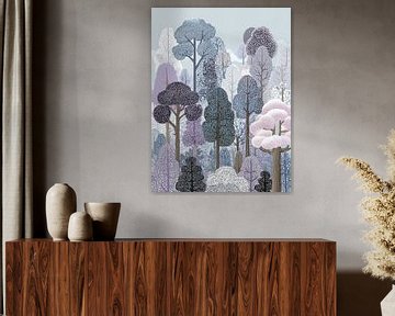 Bomen Schilderij | Forest of Dreams van I ❤ Bloemen