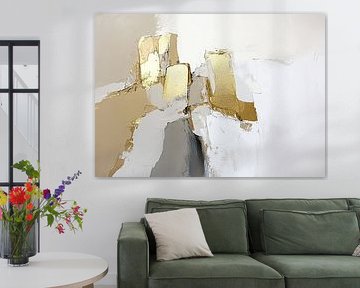Cyprus Abstract | Ancient Whispers in Golden Layers