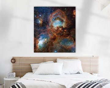 Kattenpootnevel (NIRCam) van NASA and Space