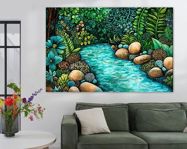 Example of the artwork in a room