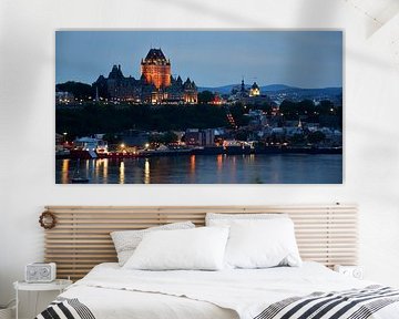 Quebec city on a summer evening by Claude Laprise