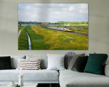 Intercity Berlin au tunnel Drontermeer près de Kampen sur Stefan Verkerk fotografie