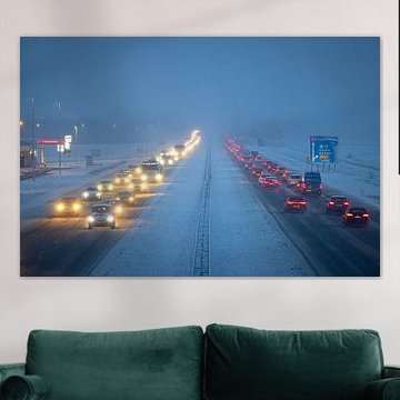 Dreharbeiten im Schnee!