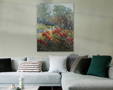 Un jardin en septembre sur Apolo Prints