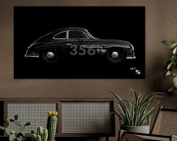 Porsche 356 origineel model met knikschijf van aRi F. Huber