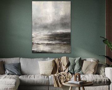 Wo das Meer atmet Grau von fadi van yaldani