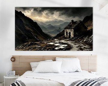 refuge de montagne isolé