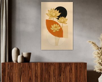 Japandi Lotus Sereniteit
