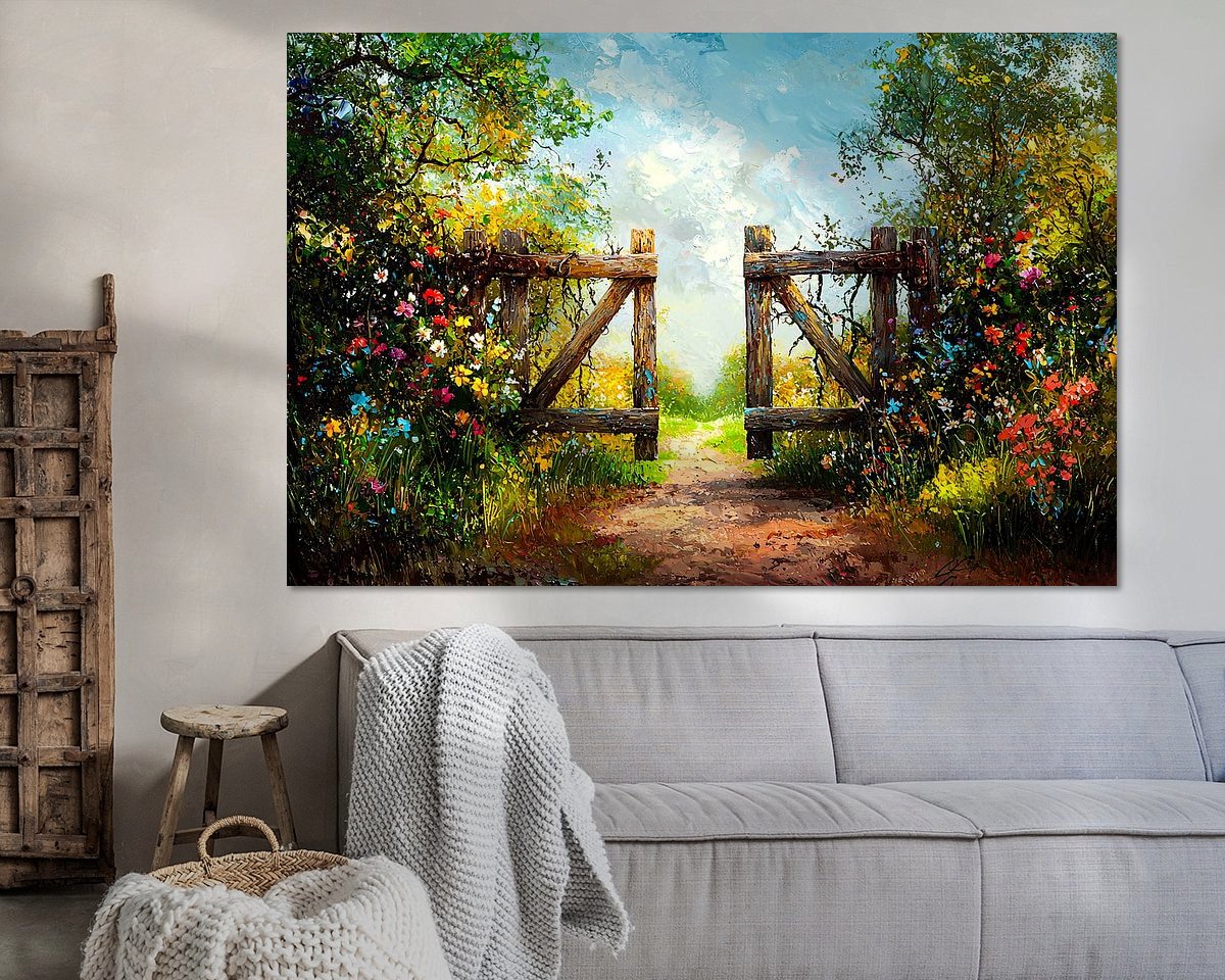 Example of the artwork in a room