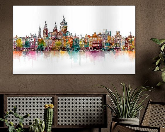 Example of the artwork in a room