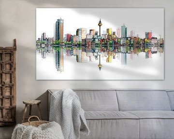 Dutch city - Reflection illustration by MArt