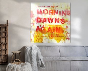 Morning Dawns Again (red & yellow) van Feike Kloostra