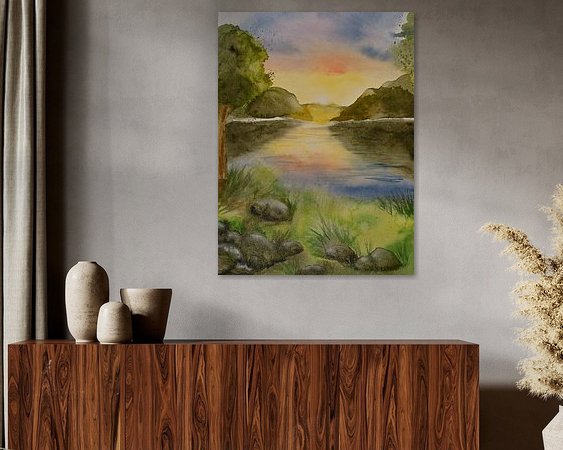 Example of the artwork in a room