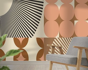 70er Jahre Retro Geometrische Kunst II