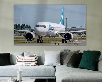 AJet Airbus A321neo passenger jet.