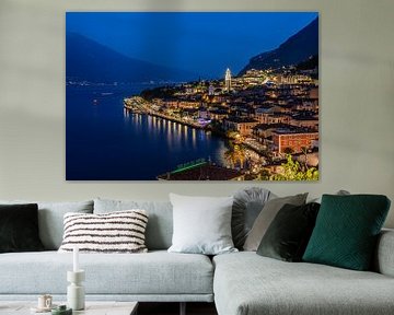 Limone sul Garda during the blue hour