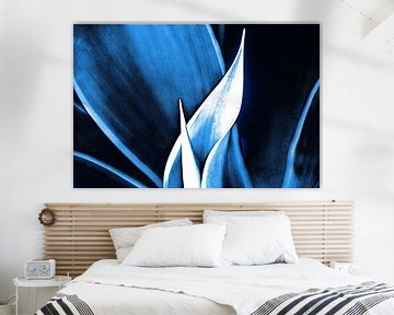 agave bleu mixed media sur Werner Lehmann